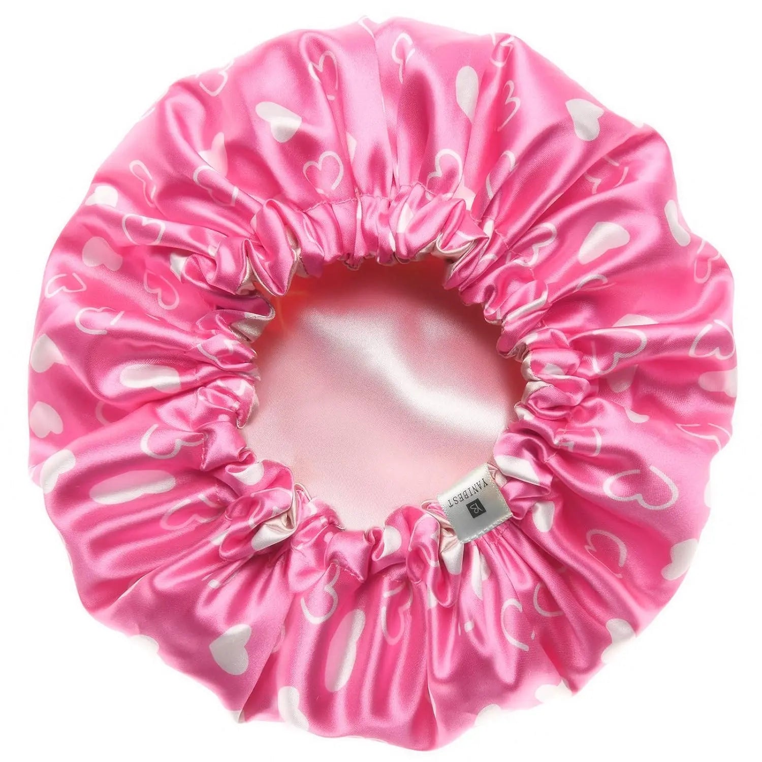 Baby Double Layer Butter Satin Bonnet | Heart YANIBEST 19.99