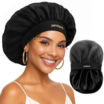 Breeze Bonnet Wide Band Double Layer Satin Lined Bonnet YANIBEST