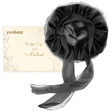 Breeze Bonnet™ Tie Band Satin Bonnet| Breathable, Lightweight YANIBEST 25.99