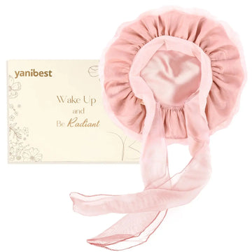 Breeze Bonnet™ Tie Band Satin Bonnet| Breathable, Lightweight YANIBEST 18.99