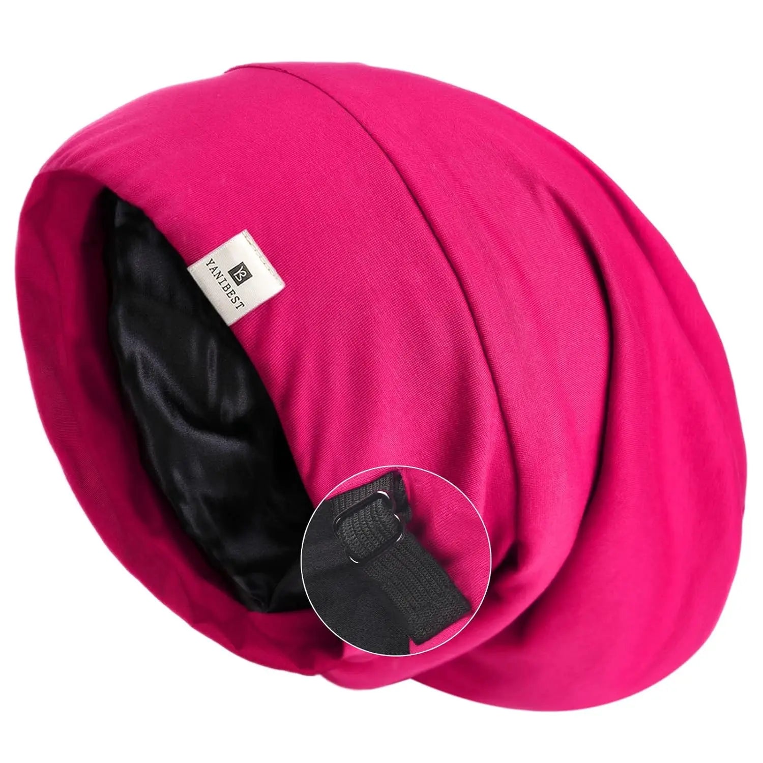 Butter Satin Lined Slouchy Cap - Rose Ruby YANIBEST 18.99