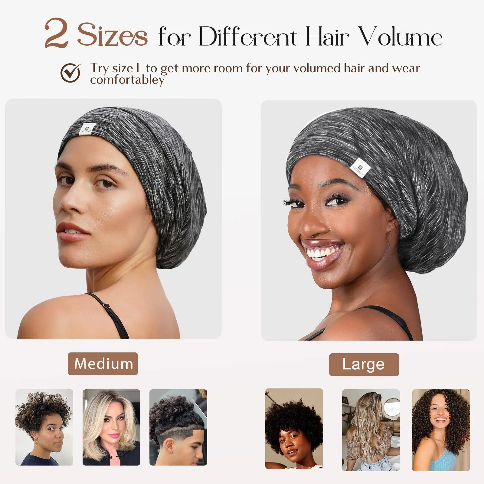 Butter-Satin™ Lined Slouchy Cap | Camo YANIBEST