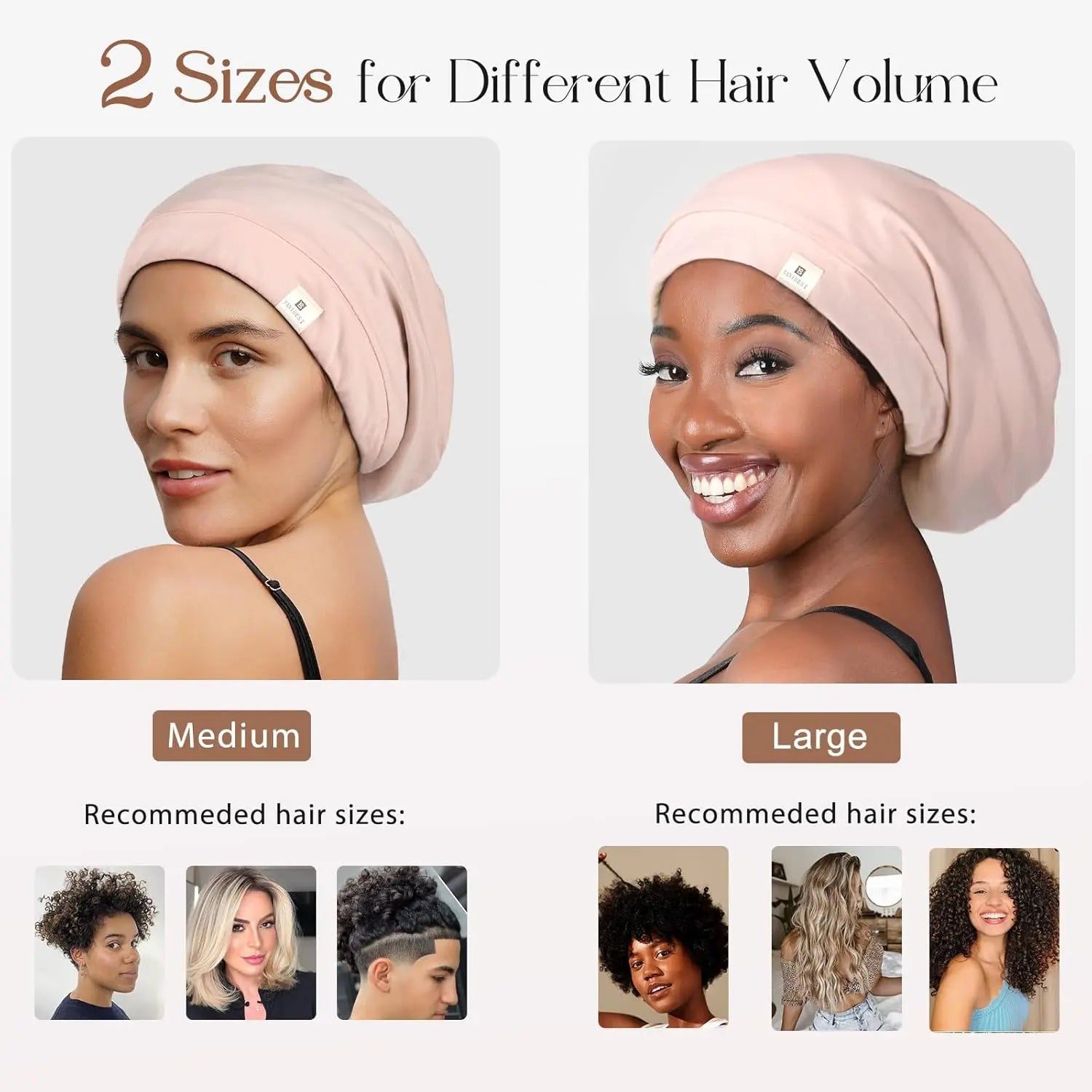 Butter-Satin™ Lined Slouchy Cap| Pink YANIBEST