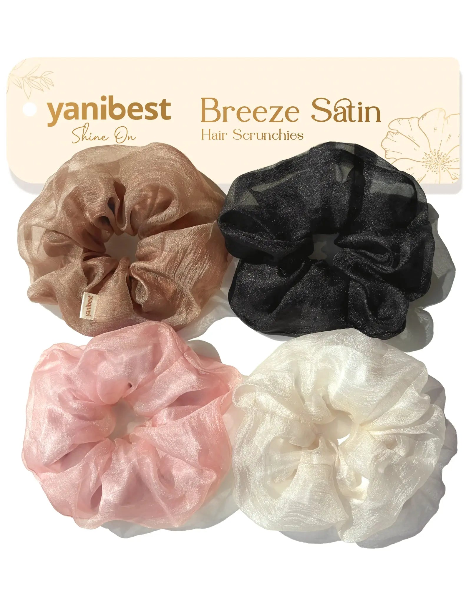 Cloud Hair Scrunchie-Lightweight, soft, silky YANIBEST
