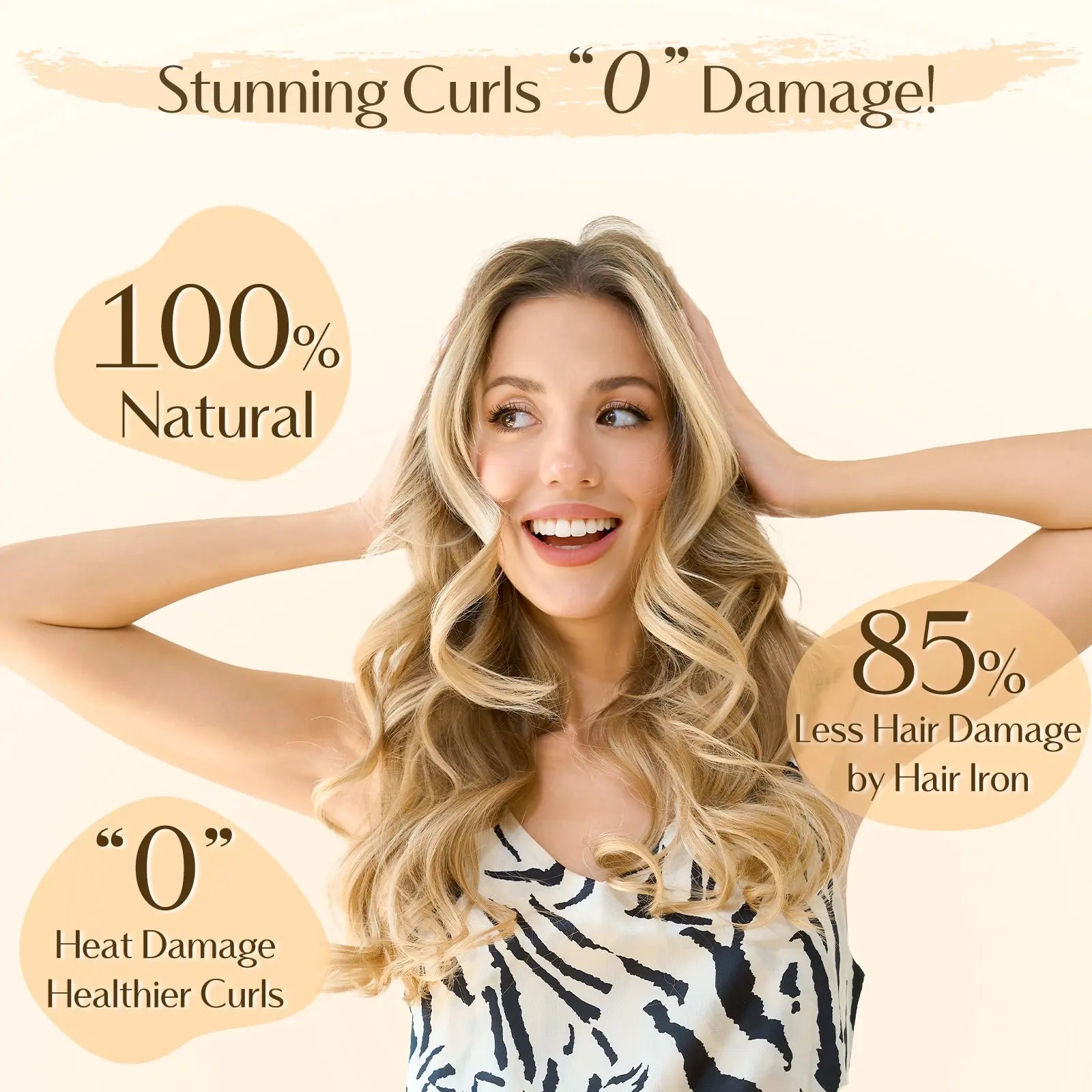 Heatless Curling Rods | 4in1 set YANIBEST