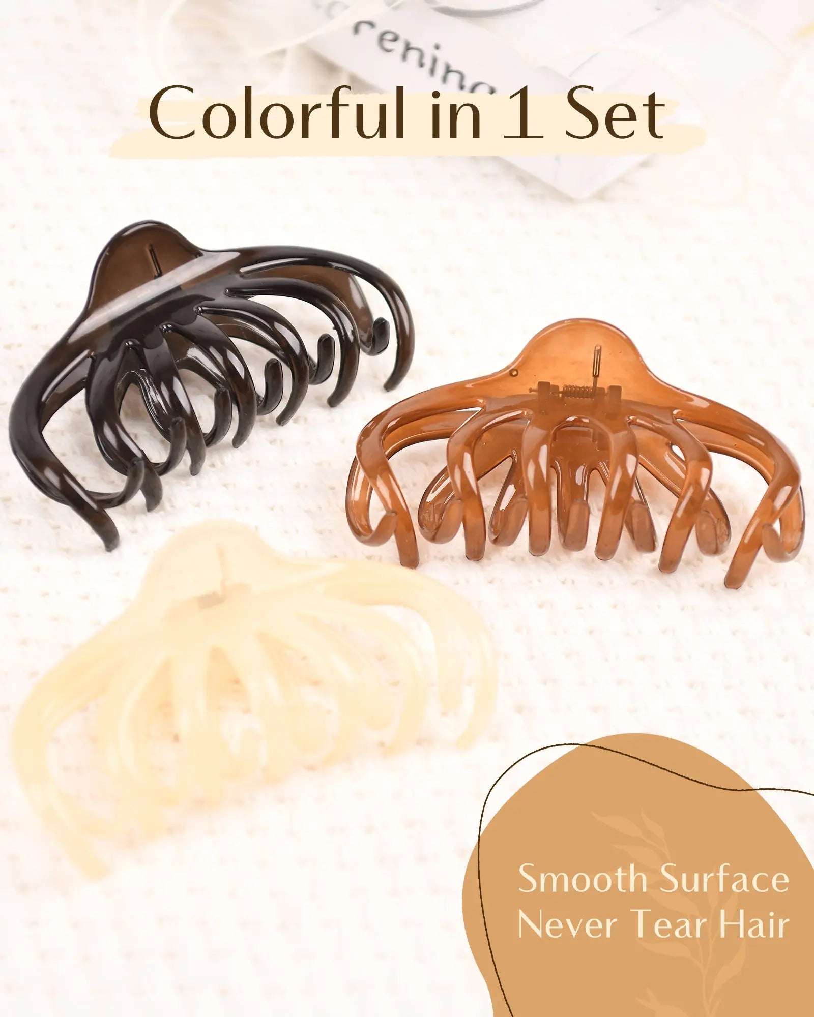Large  Octopus Hair Claw Clips - YANIBEST
