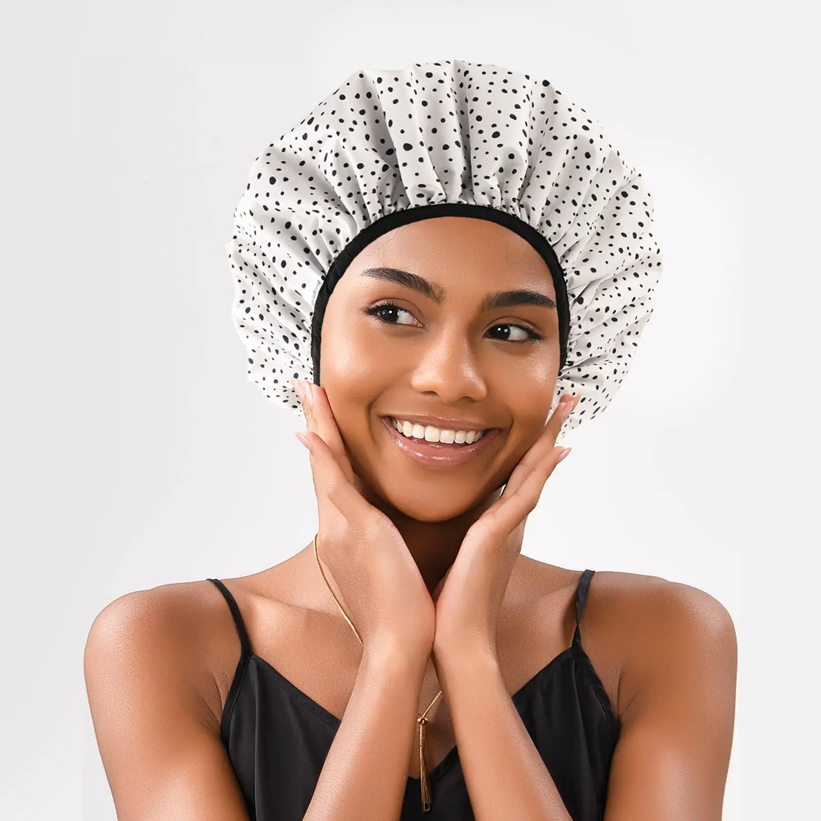 Satin Lined Shower Cap YANIBEST