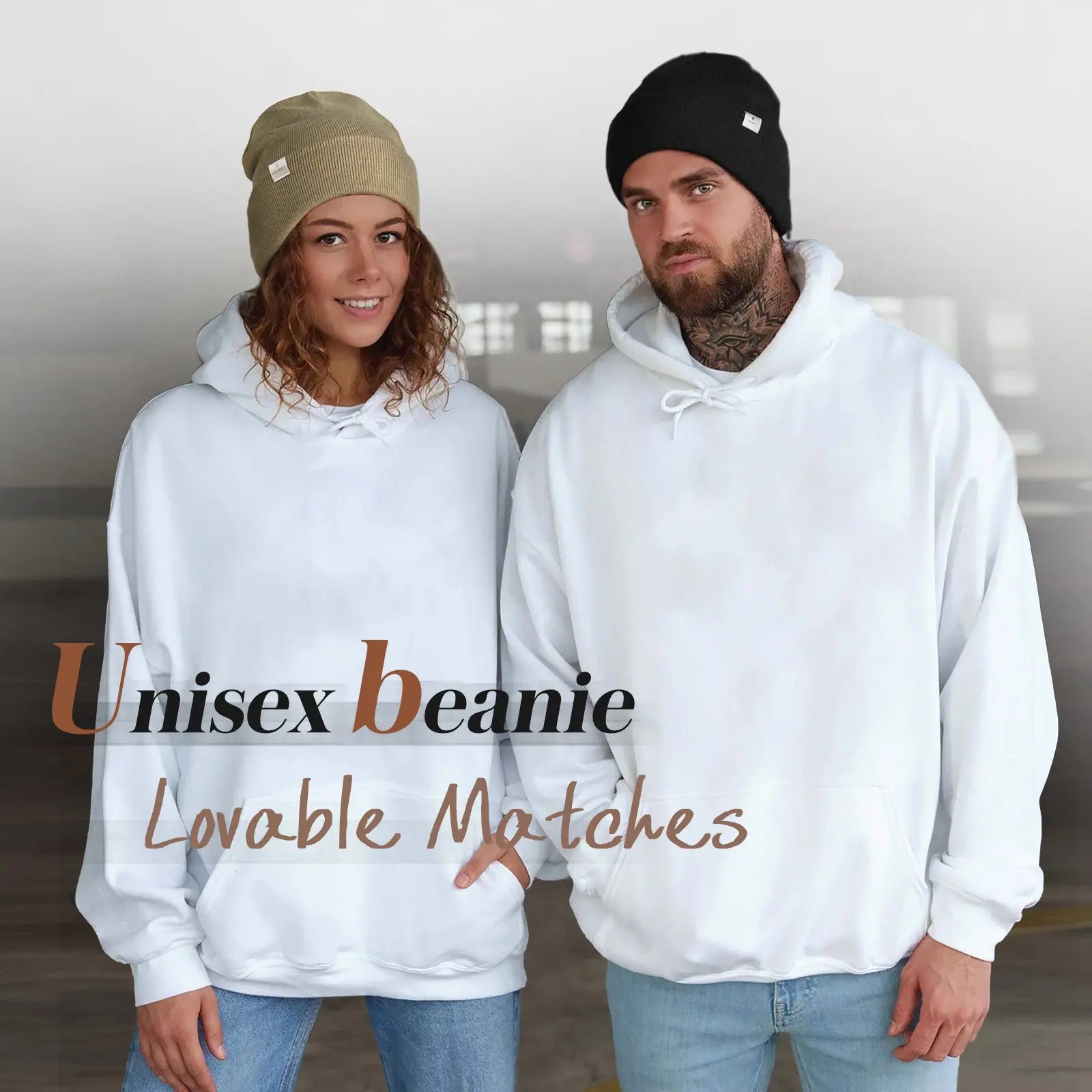 Satin Lined Winter Beanie Hat| Khaki Khaki YANIBEST