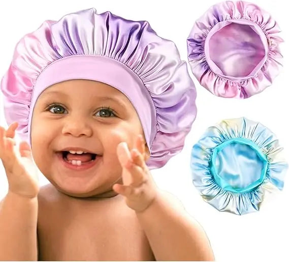 Super Baby Double Layer Butter Satin Bonnet 2 in 1 Set YANIBEST 33.99