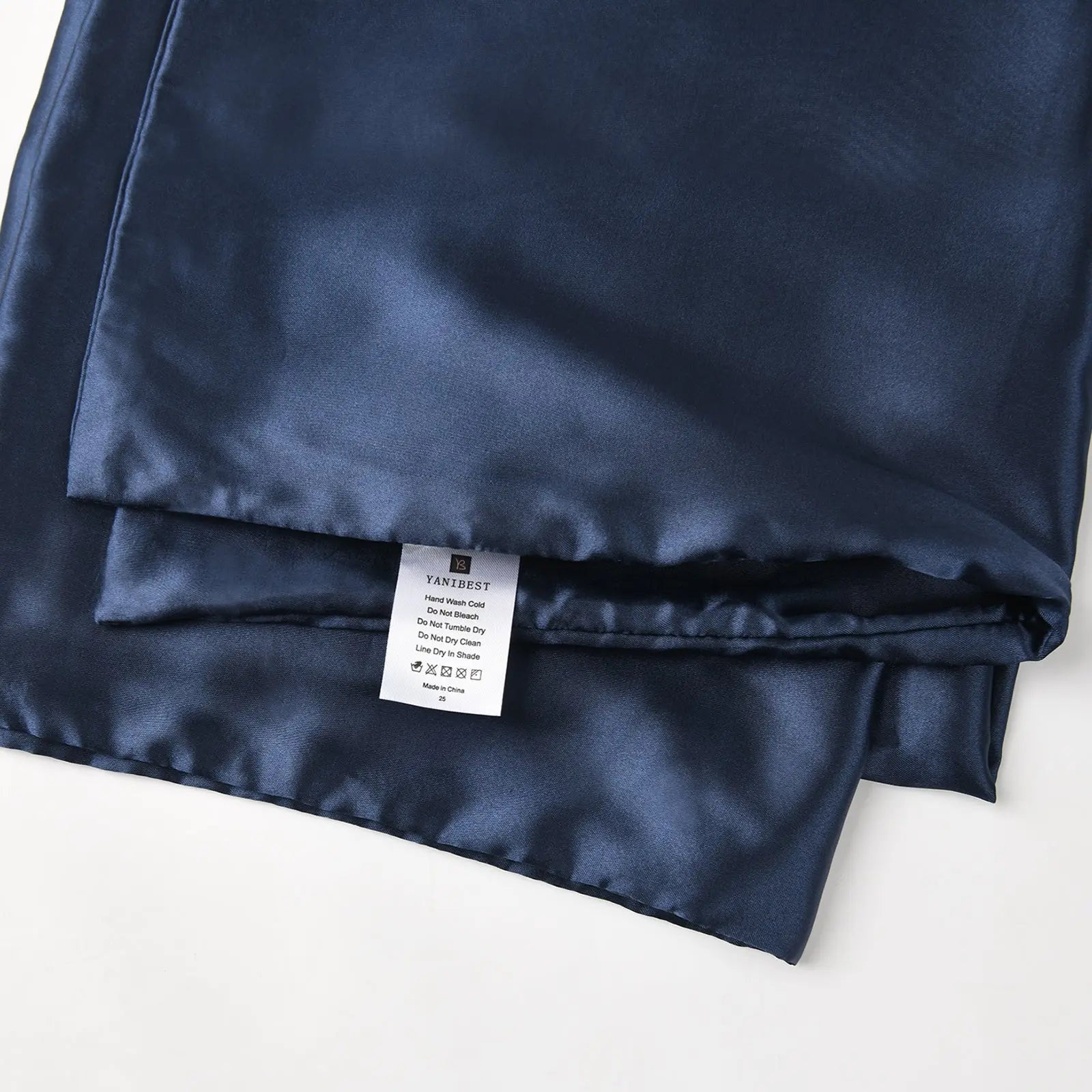 YANIBEST Butter Satin Pillowcases 2 Pack Set Pillow Covers| Ocean Blue YANIBEST