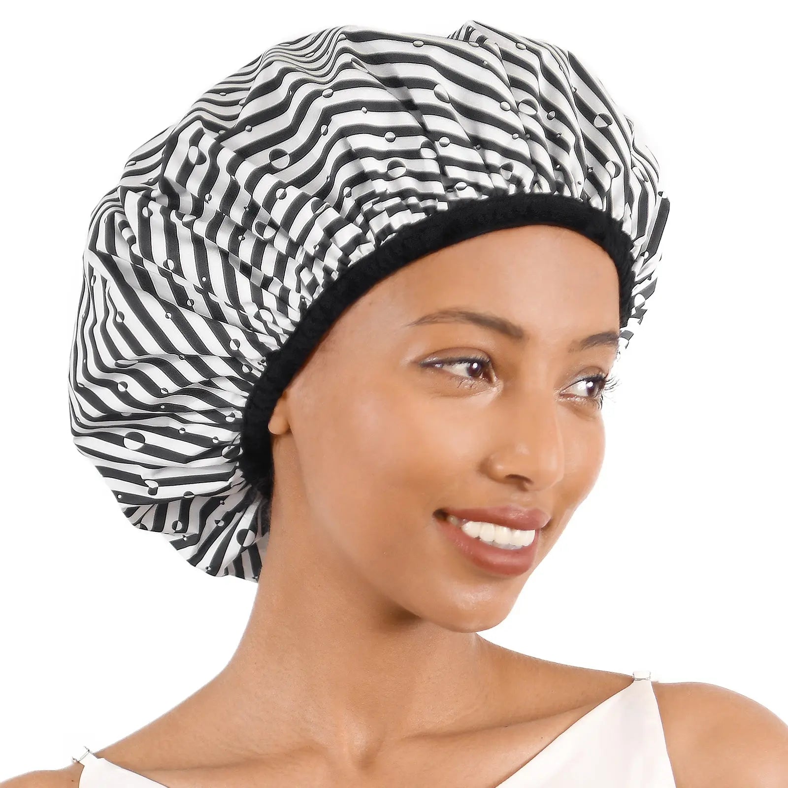 YANIBEST Waterproof Shower Cap| Stripes - YANIBEST