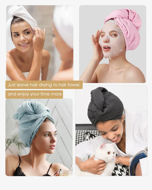 Get a Secure, Snag-Free Fit with Your Microfiber Hair Wrap