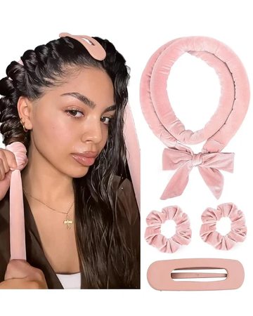 Wake Up to Soft Waves: Our Overnight Heatless Curling Method