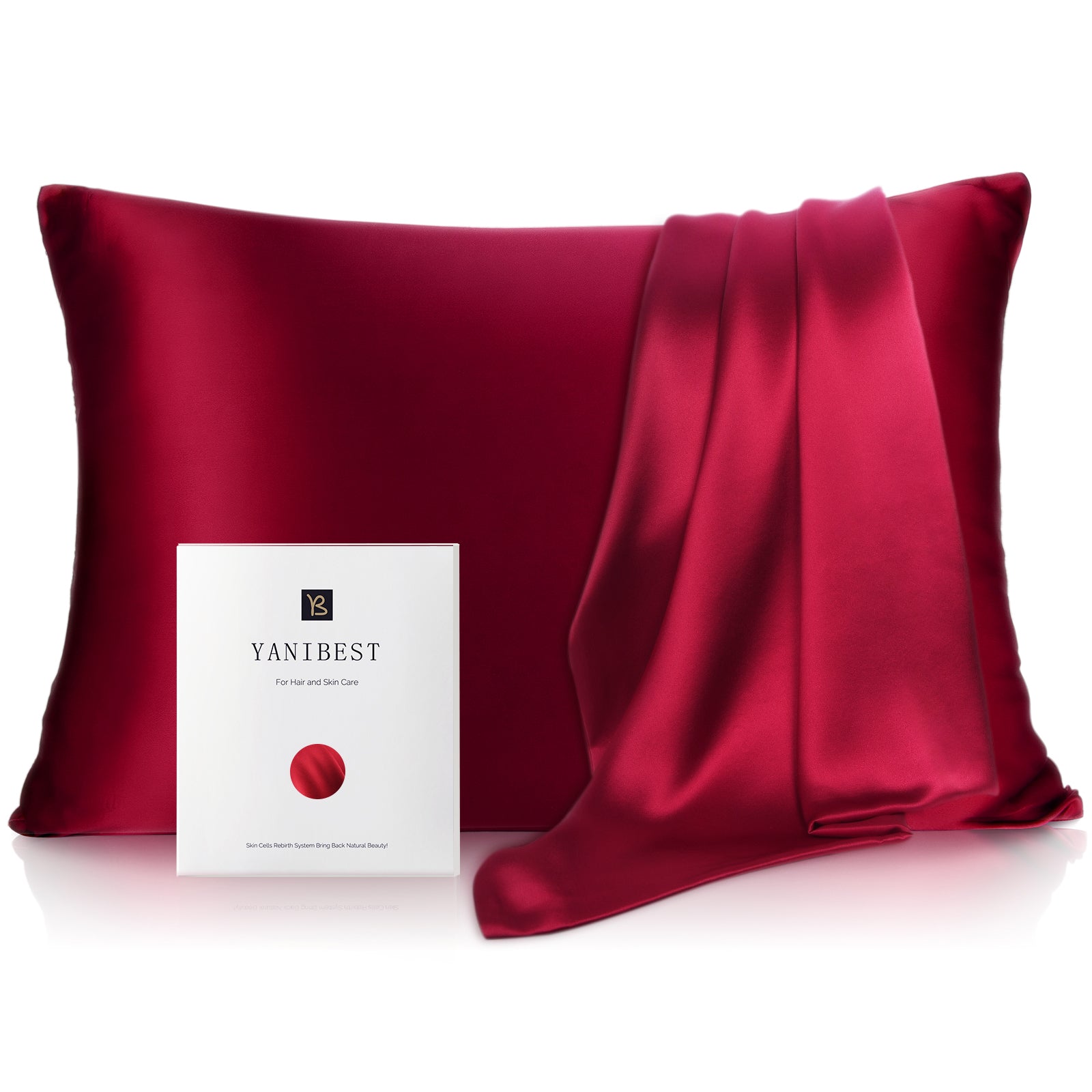 22 Momme Silk Luxury Pillowcase | Red