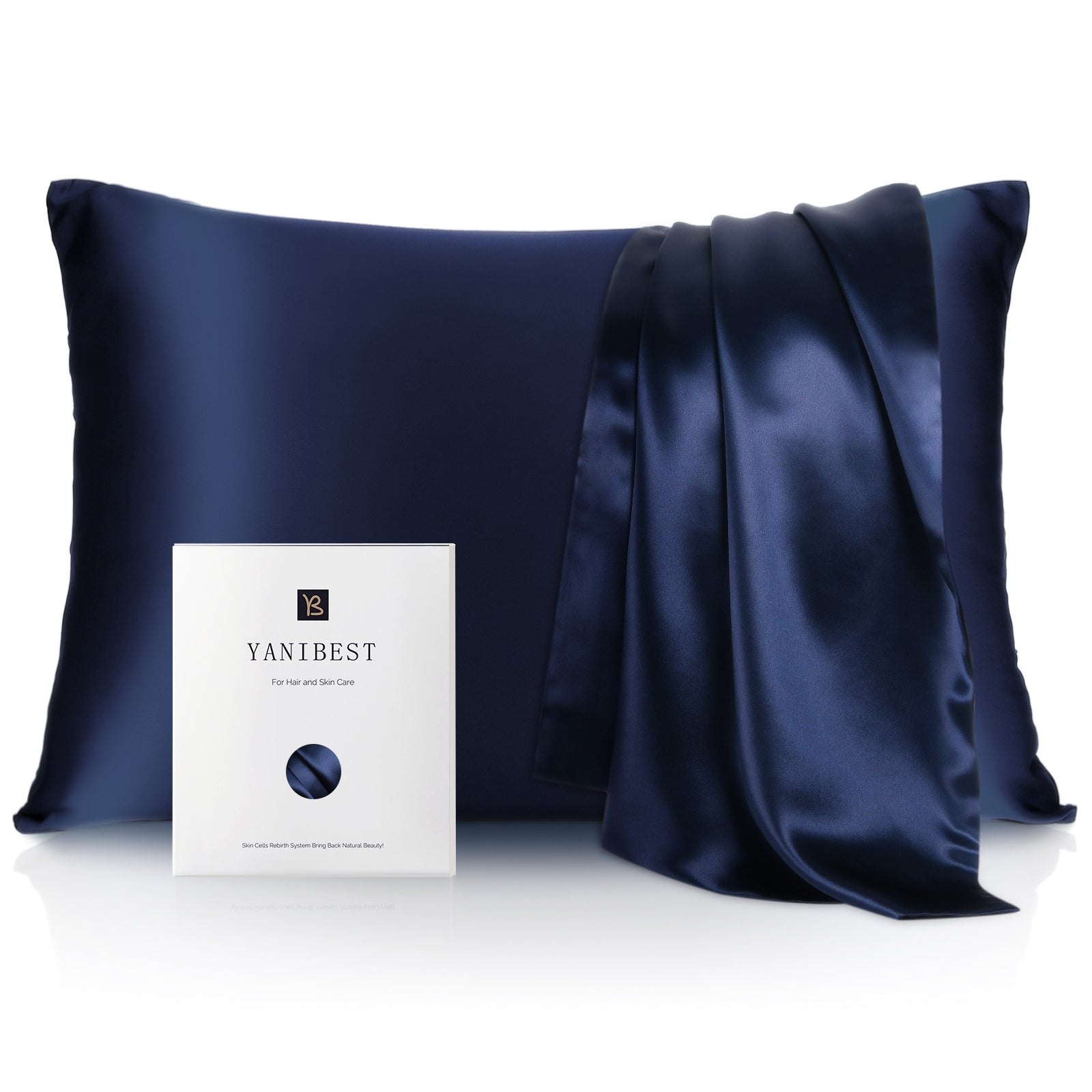 22 Momme Silk Luxury Pillowcase | Navy Blue