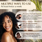 100% Natural Organic Rosemary Castor Hair Anti-Thinning Hair Oil - YANIBEST