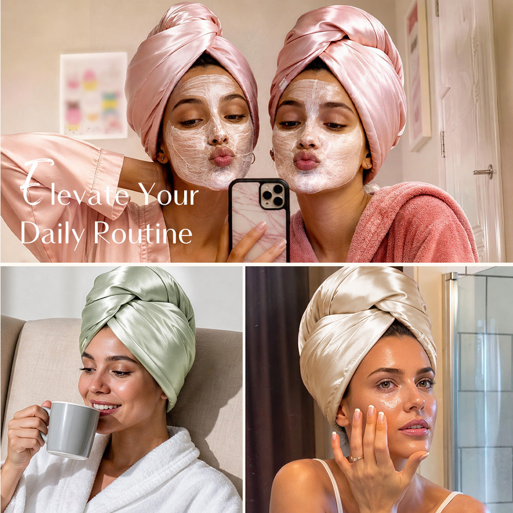Microfiber Hair Towel - Green