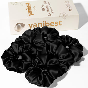 6A Mulberry Silk Scrunchie 6 in 1- Dark Muse