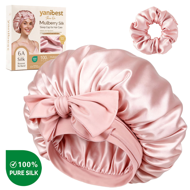 Mulberry Silke Hat | Champagnefarvet 