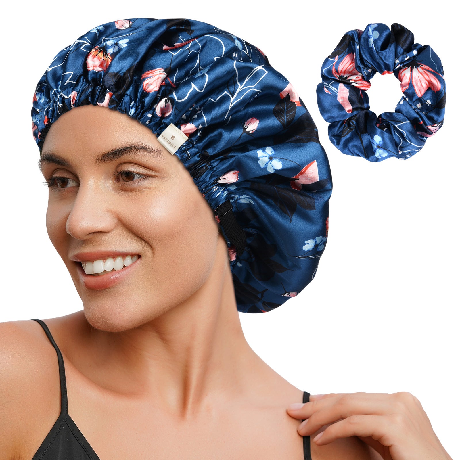 【Outlet Sale】Double Layered Satin Bonnet