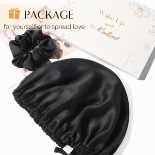 Mulberry Silk Bonnet Adjustable Elastic