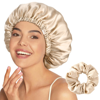 Mulberry Silk Bonnet Adjustable Elastic