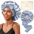 【Outlet Sale】Double Layered Satin Bonnet