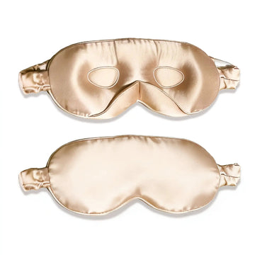 3D Mulberry Silk Sleep Mask - Champagne