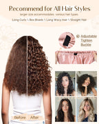 Silk Butter Satin Bonnet For Braids - Millennium Pink