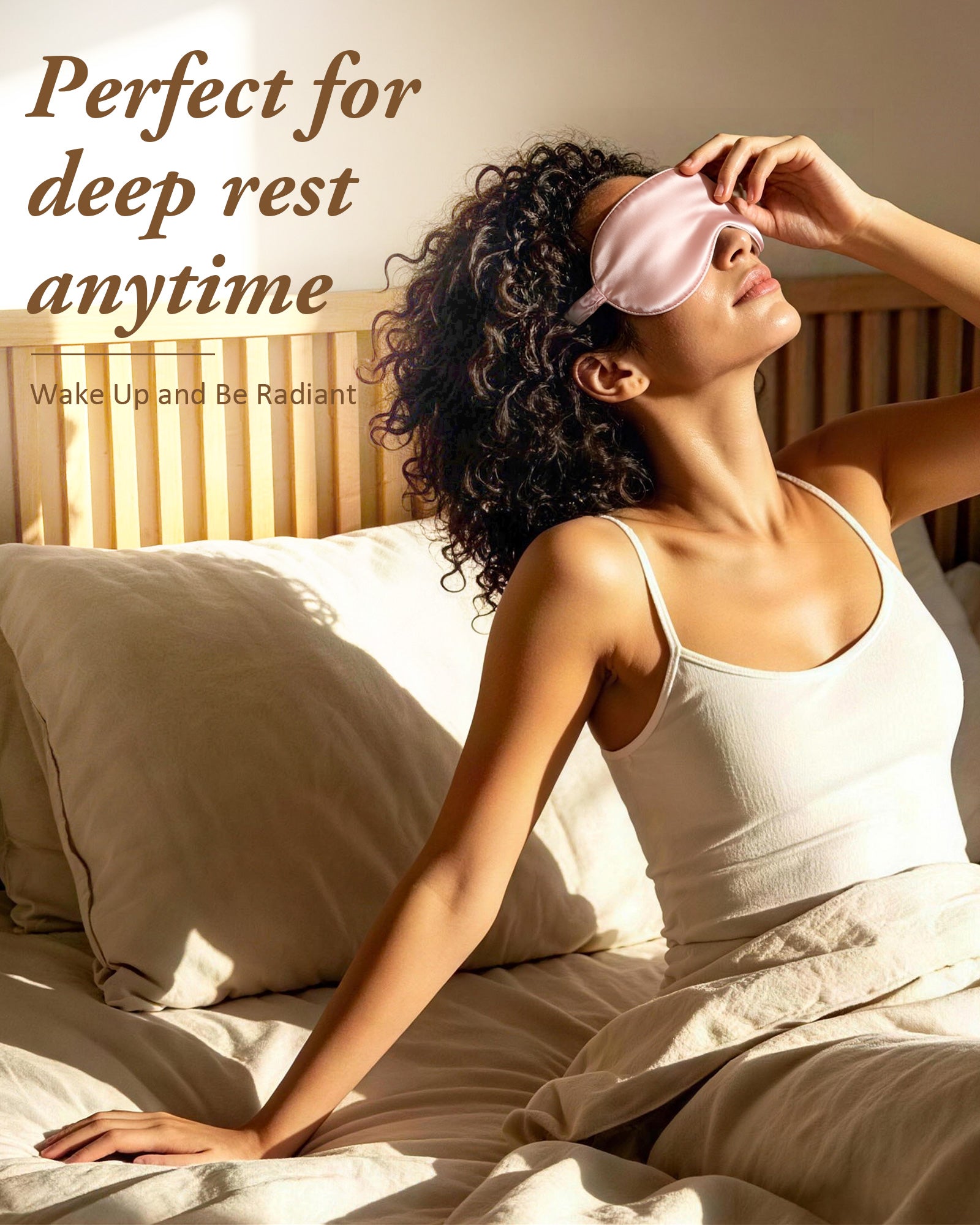 Mulberry Silk 3D Sleep Mask - Pink