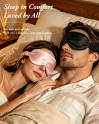Mulberry Silk 3D Sleep Mask - Black