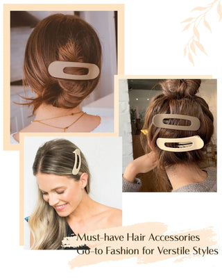 5 in 1 Set French Concord Flat Hair Clips - YANIBEST