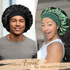 Silk Butter Satin Bonnet Wide Band - Royal Blue