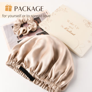 Mulberry Silk Bonnet Adjustable Elastic