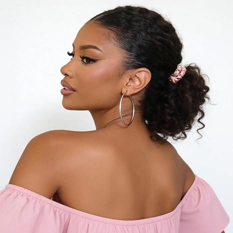 Butter Satin Scrunchie 8 in 1 - Pink