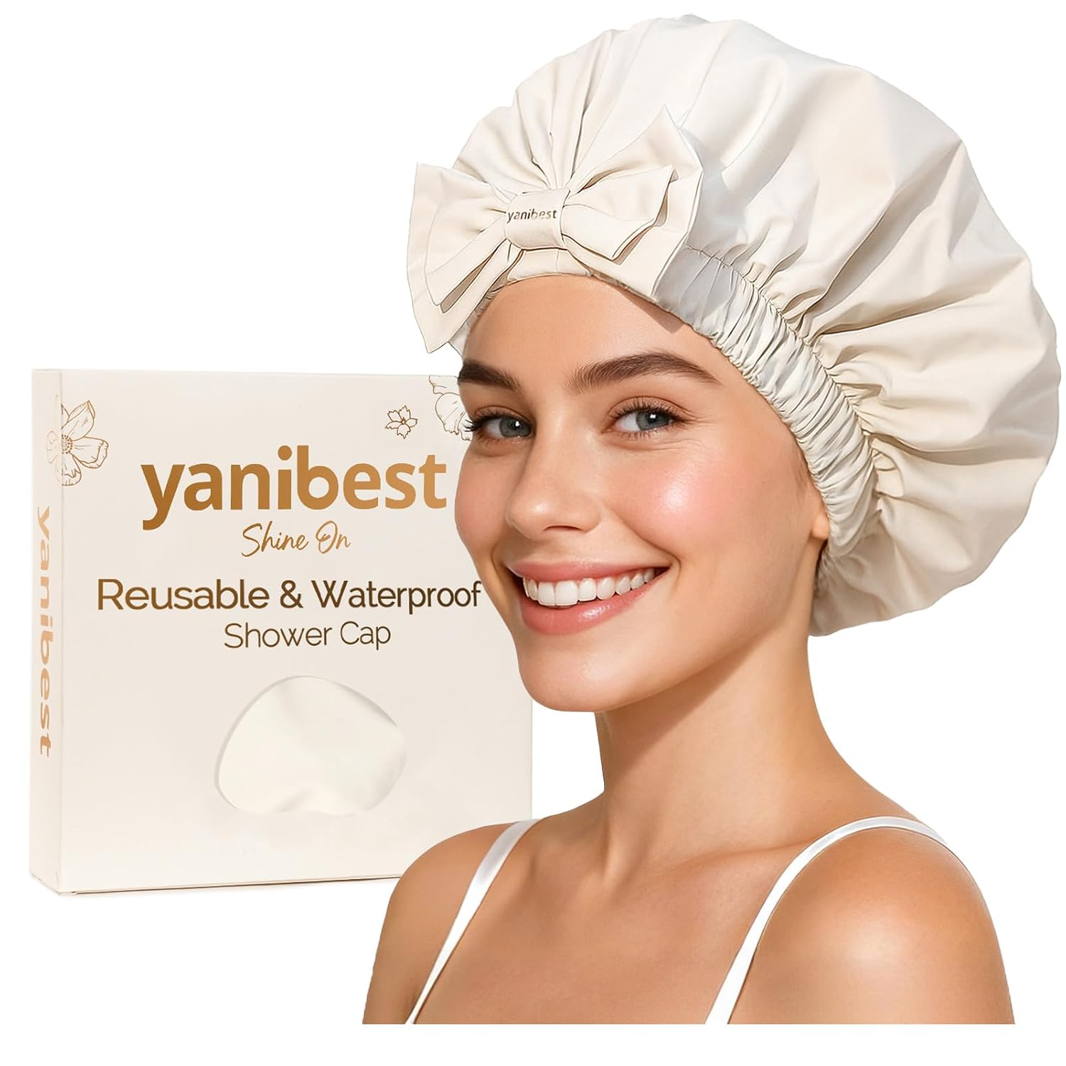 【Outlet Sale】Satin Shower Cap