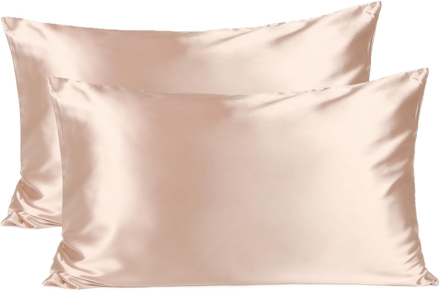 Butter Satin Pillowcases 2 Pack Set| Rose Golden