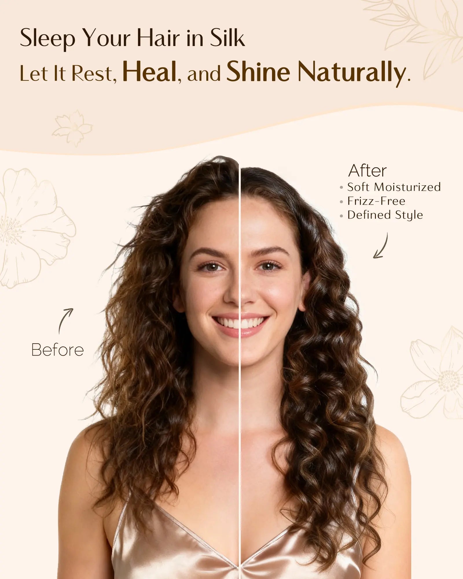 6A Mulberry Silk Bonnet with Tie Band - Black YANIBEST