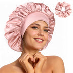 【Outlet Sale】Double Layered Satin Bonnet
