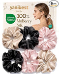 Mulberry Silk Mid Scrunchie 6 in 1- Classic
