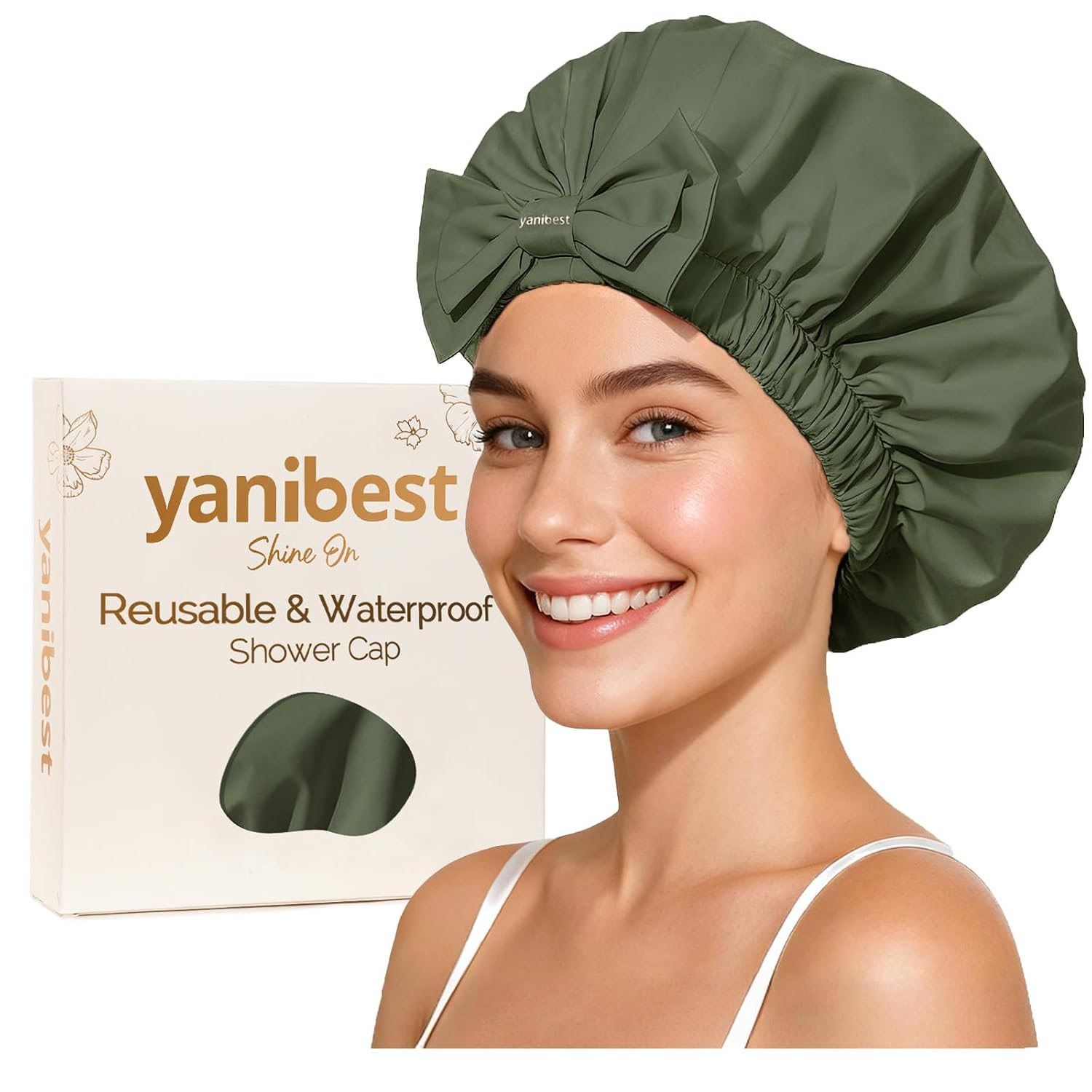 【Outlet Sale】Satin Shower Cap