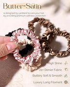 Butter Satin Scrunchie 8 in 1 - Pink