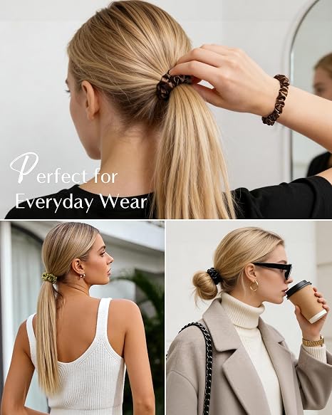 Butter Satin Scrunchie 8 in 1 - Green