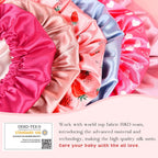 Baby Silk Satin Bonnet Adjustable - Pink