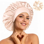 【Outlet Sale】Double Layered Satin Bonnet