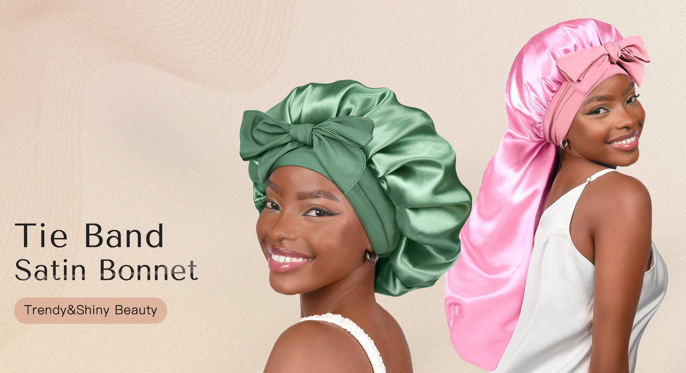 YANIBEST Satin Bonnet Silk Bonnet Hair Bonnet for Sleeping Hair Bonnets for  Wome