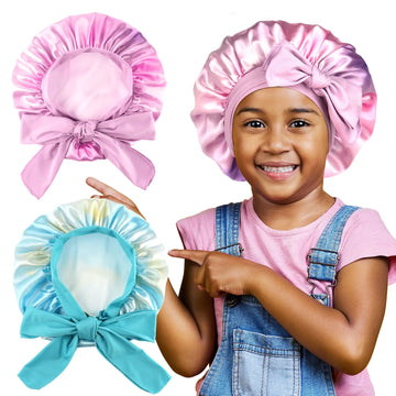Toddler Tie Band Silk Butter Satin Bonnet | Dream Cloud