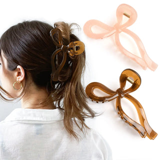 Bow Tie Hair Claw Clips - YANIBEST