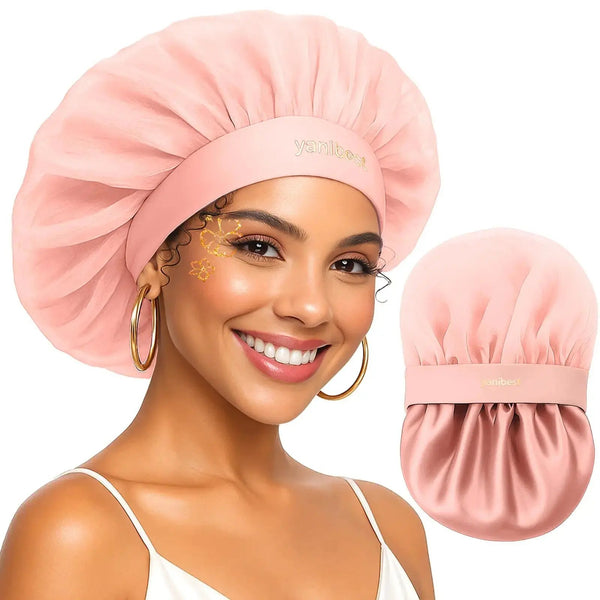 Breeze Bonnet Wide Band Double Layer Satin Lined Bonnet YANIBEST