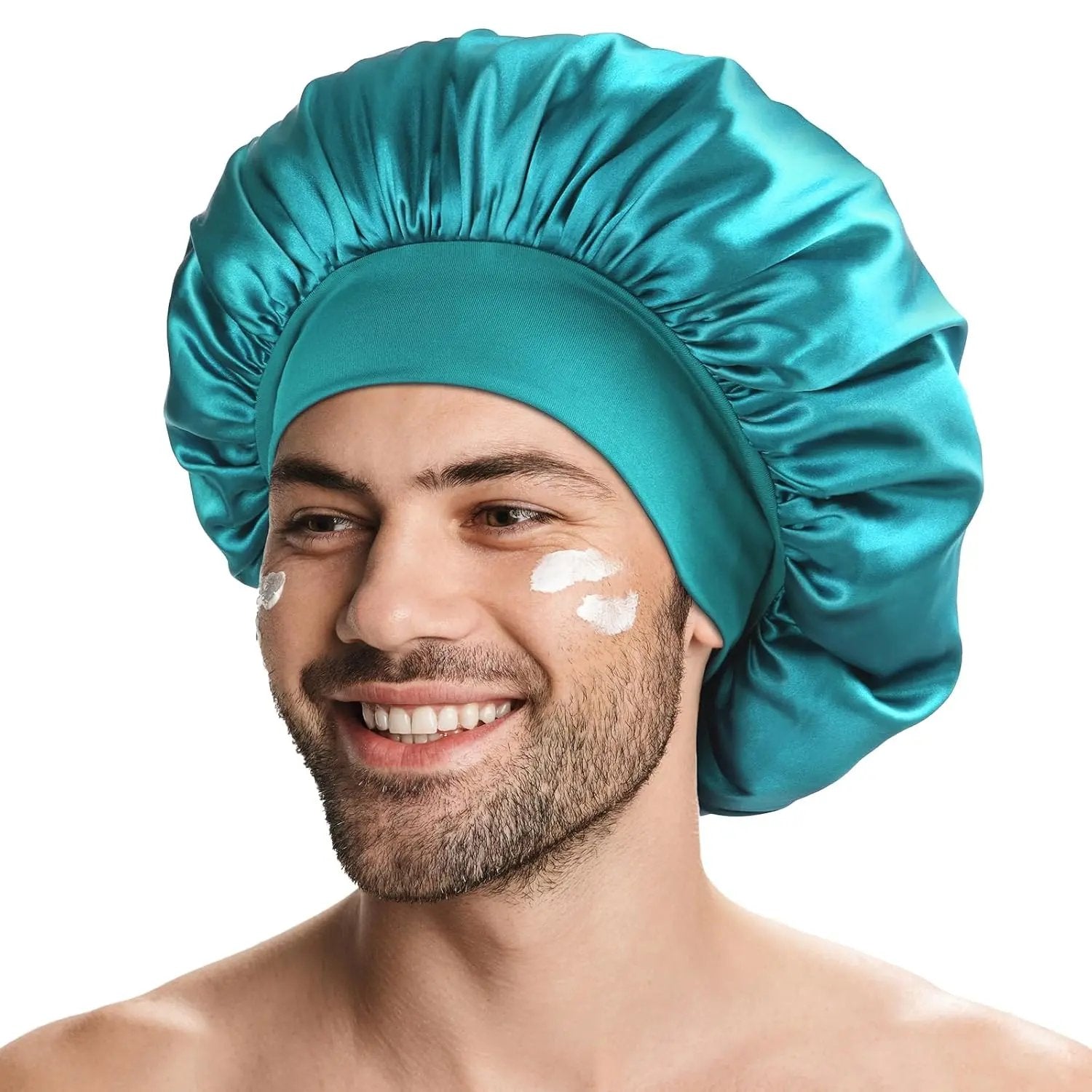 Butter Satin Bonnet Wide Band - Mint Green YANIBEST